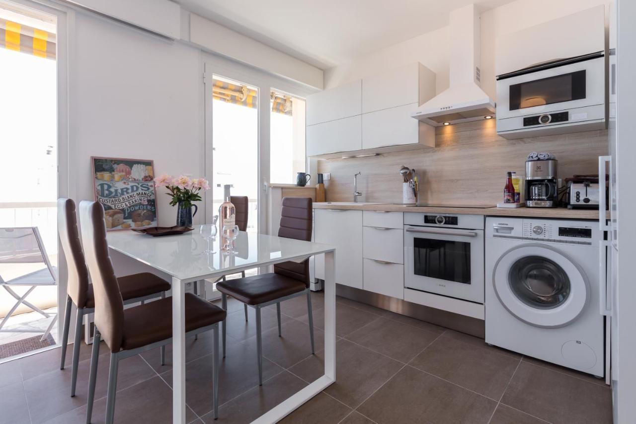Gorgeous Apt With Terrace, Elevator, Ac, Free Parking - Le Regis 滨海卡涅 外观 照片