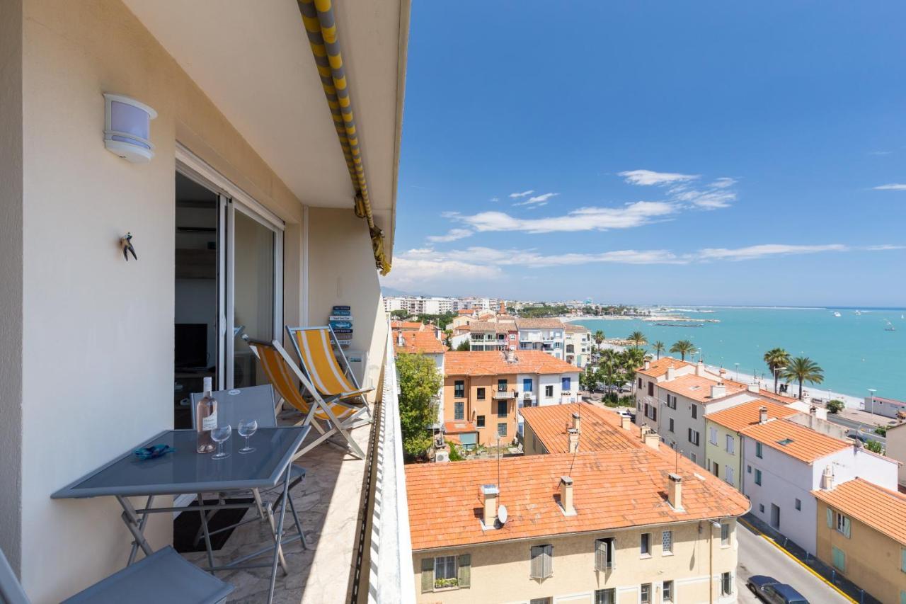 Gorgeous Apt With Terrace, Elevator, Ac, Free Parking - Le Regis 滨海卡涅 外观 照片