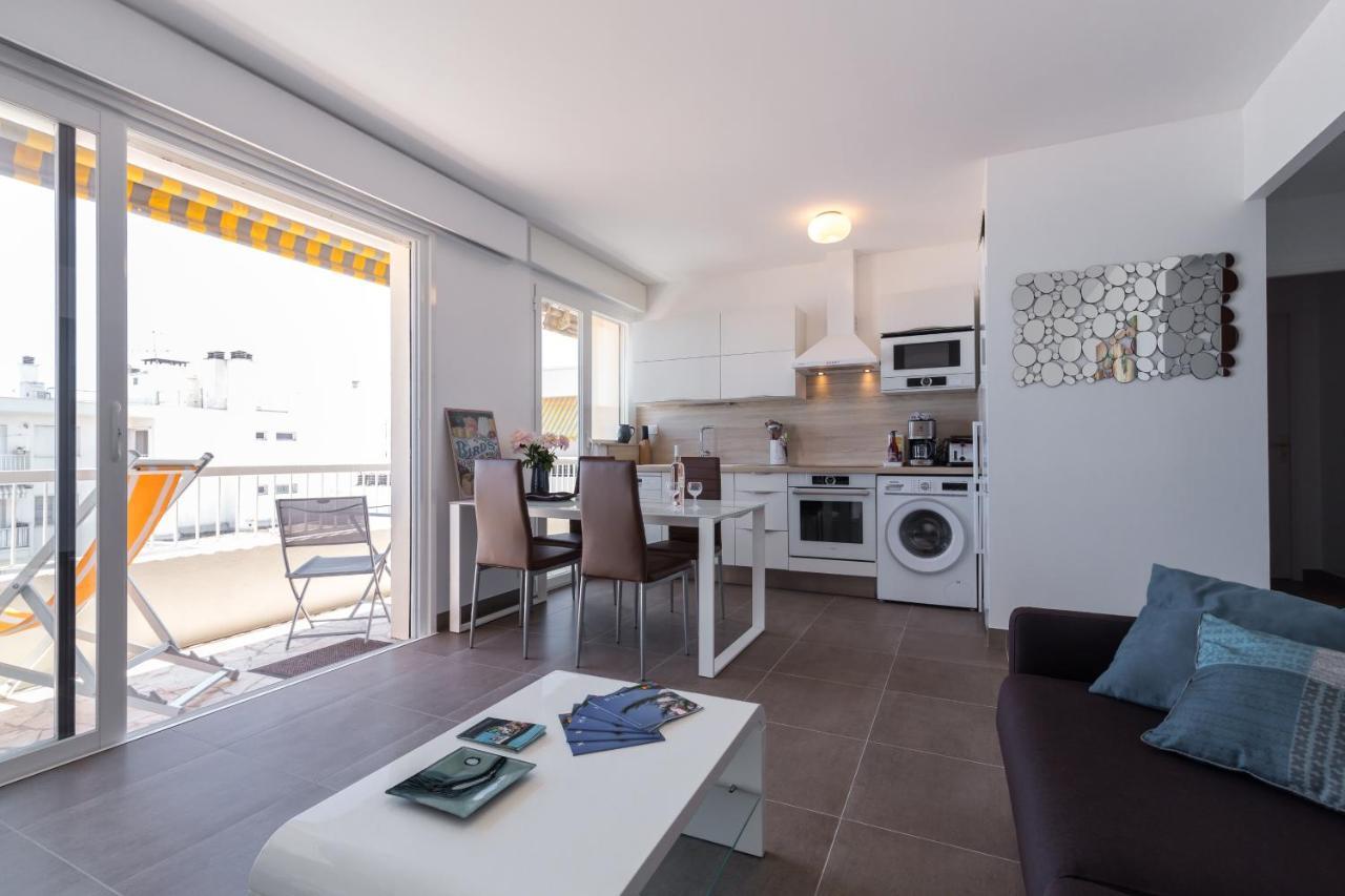 Gorgeous Apt With Terrace, Elevator, Ac, Free Parking - Le Regis 滨海卡涅 外观 照片